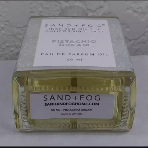 Pistachio Dream ~ Sand + Fog EDP Oil Roller (California Coast) 1.7oz 50ml NWOB - Picture 2 of 2